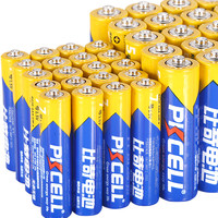 PKCELL 比苛 电子玩具碳性环保耐用电池 5号+7号各20粒 共40粒装