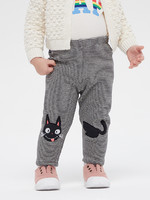 Gap 蓋璞 嬰兒|可愛動物造型貼布印花衛褲