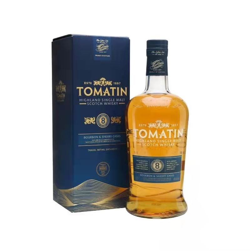 托马丁 8年 单一麦芽苏格兰威士忌 1000ml