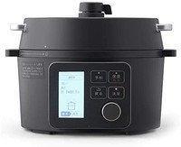 IRIS OHYAMA 电压力锅 自动菜单69种 两用烤锅  黑色 2020年款 2.2升 PMPC-MA2-B 需配变压器