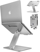 筆記本電腦支架，AboveTEK 可調節電腦豎板，適用于桌面，適用于 Mac MacBook Pro Air 筆記本電腦，