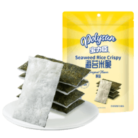 Polysun 宝力臣 海苔米脆 宝宝零食营养健康不额外添加白砂糖食用盐 2袋装