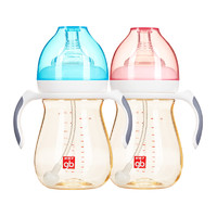 gb 好孩子 餓魔寬口徑新生嬰兒奶瓶300ml母乳實感PPSU吸管吸管杯奶瓶