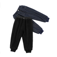 Oissie 奥伊西 1-7岁男女童加绒双层休闲裤儿童冬季保暖裤子