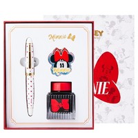 Disney 迪士尼 鋼筆 小時代系列 E0270N 米妮 白色 F尖 墨水+掛件禮盒裝