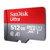 SanDisk 閃迪 512GB TF（MicroSD）內存卡 U1 C10 A1 至尊高速移動版 讀速150MB/s 手機平板游戲機存儲卡