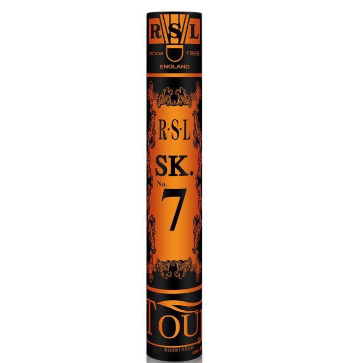 rsl 亚狮龙 sk.7 羽毛球 橘色 12只装