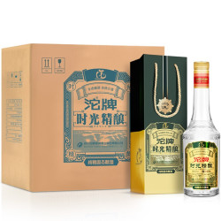 沱牌酒时光精酿50度白酒整箱浓香型纯粮食白酒500ml6瓶