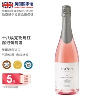 Bolney伯尼起泡葡萄酒750ml 英伦风味 十八埃克玫瑰红起泡酒750ml