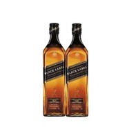cdf会员购：JOHNNIE WALKER 尊尼获加 黑牌苏格兰威士忌 两瓶装 1000ml*2