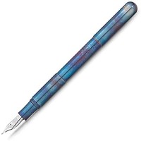 Kaweco Supra 钢笔,不锈钢蓝色和棕色,笔尖粗细(F),10002064
