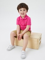 Gap 盖璞 幼儿|纯棉纯色POLO领短袖T恤春夏新品