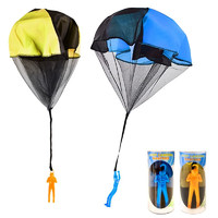 爸爸妈妈 手抛降落伞玩具儿童玩具空中飞伞户外玩具儿童手抛降落伞