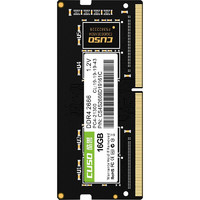 CUSO 酷兽 DDR4 2666MHz 笔记本内存 普条 黑色 16GB