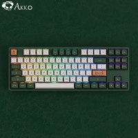Akko 艾酷 5087B 三模机械键盘 87键 TTC金粉轴-聚光镜版 伦敦绿