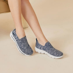女士休闲鞋_skechers 斯凯奇 女鞋新品简约运动鞋女休闲鞋女一脚蹬女