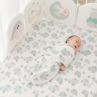 Nest Designs 床笠新生兒床上用品嬰兒床笠寶寶床罩床單竹棉二層紗