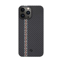 PITAKA 凯夫拉浮织碳纤维保护套 磁吸款-粗纹浮织-狂想 iPhone 13 Pro Max