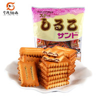 Matsunaga 松永 日本进口松永小麦红豆夹心饼干220g年货零食北海道办公室小吃休闲食品