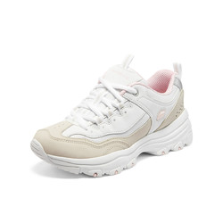 skechers斯凯奇女鞋熊猫跑鞋熊猫鞋老爹鞋女运动鞋女休闲鞋小白鞋女