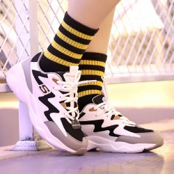 skechers斯凯奇厚底老爹鞋女运动休闲鞋dlites熊猫鞋时尚运动鞋