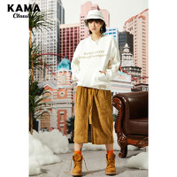 KAMA 卡玛 美式灯芯绒中长裙7420152