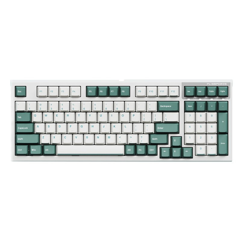 fl·esports 腹灵 fl980 98键 有线机械键盘