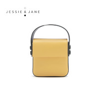 JESSIE&JANE JESSIE＆JANE乐高包牛皮小众设计ins小方包单肩女包3468