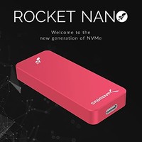 SABRENT 1TB Rocket Nano External Aluminum SSD (红色)