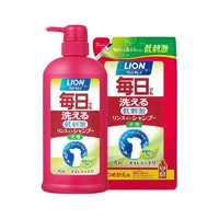 lion 艾宠 每日洗系列 狗狗专用 香波 400ml替换装 柔和花香型