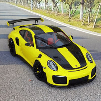 AUTOart 奥图亚 1:18 保时捷911 (991.2) GT2 RS 汽车模型 78172 黄色