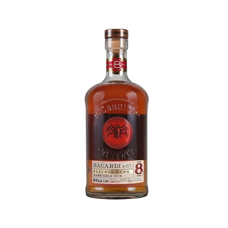 BACARDI 百加得 8年金朗姆酒 40%vol 1000ml