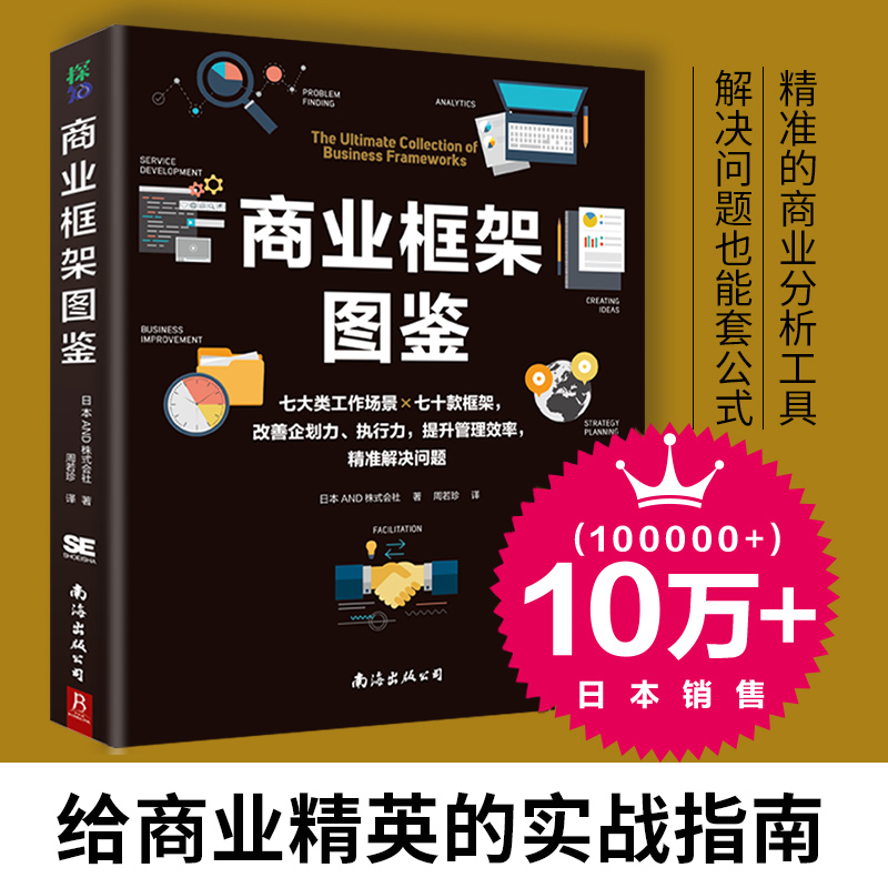 商业框架图鉴 解决问题的商业框架图鉴 七大类工作场景 70款框架改善企画提案 执行力 解决问题的商业框架随行本 商业教程书籍采实