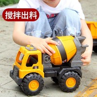 abay 兒童工程車攪拌車玩具車男孩挖掘機模型寶寶挖土機小孩吊車