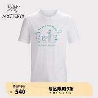 ARC'TERYX 始祖鳥 男子 休閑  SAFETY MEETING  短袖T恤 White/白色 XL(180/118A)