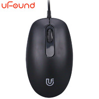 uFound U66 有线鼠标 1200DPI 黑色