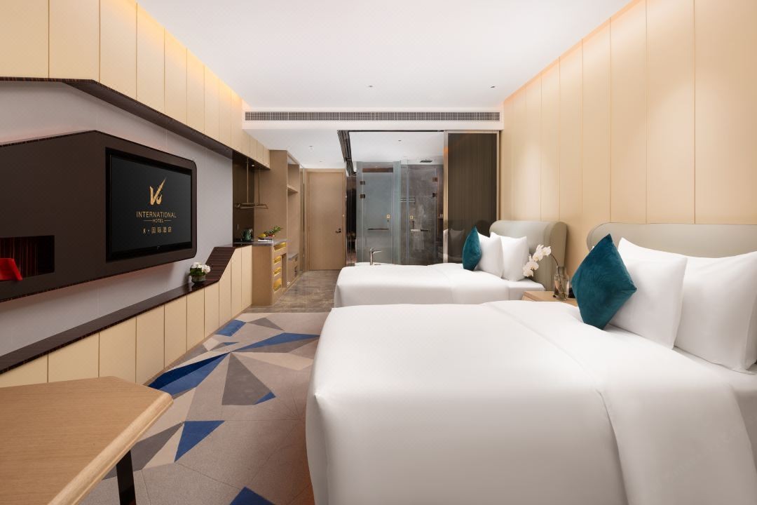 广西南宁K国际酒店高级双床房