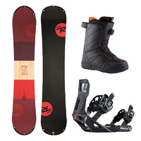 ROSSIGNOL 法國金雞ROSSIGNOL 專業滑雪板單板套裝含固定器單板鞋 REHWC36 RFJ0013 板長135cm