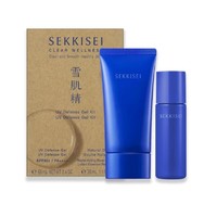 cdf会员购：SEKKISEI 雪肌精 逸透防晒套装（沁护防晒啫喱65ml+纯柔化妆水35ml）