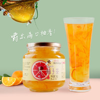 瓊皇 蜂蜜柚子茶1000g罐裝沖飲飲品泡水喝的水果茶果醬