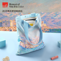 mfa美术博物馆 莫奈帆布包袋周边文创手提女大容量单肩包复古设计