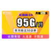 中國電信 長期翼卡B 29元月租 （65GB通用、30GB專屬）