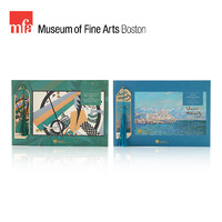 mfa美術博物館 MFA波士頓美術博物館莫奈康定斯基系列銅書簽明信片生日創意禮物