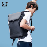 NINETYGO 90分 雙肩包商務旅行背包男大容量男士書包出差旅游包15.6寸電腦包