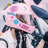 MESUCA 麥斯卡 男女騎士機車全盔 粉色KT（贈防霧貼+鍍粉鏡片） M（建議55-56頭圍）