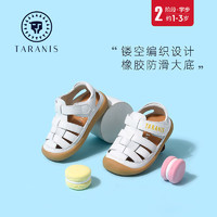 TARANIS 泰蘭尼斯 嬰幼涼鞋男寶2022夏季新款軟底防滑學步女童鞋1-3歲1226