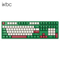 ikbc 星云無線鍵盤機械鍵盤無線機械鍵盤自營游戲鍵盤有線辦公電競無線 Z200Pro 風棲綠 有線  茶軸