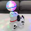 貝利雅 特技狗狗玩具電動跳舞旋轉男孩女孩嬰兒寶寶會動音樂燈光