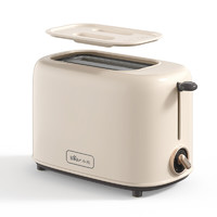 Bear 小熊 DSL-C02K8 多士爐 烤面包機饅頭片機家用全自動不銹鋼2片吐司加熱機六檔口感可調