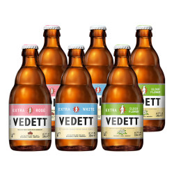 白熊 vedett白熊 小麦白啤混搭口味330ml*6瓶比利时原瓶进口精酿啤酒